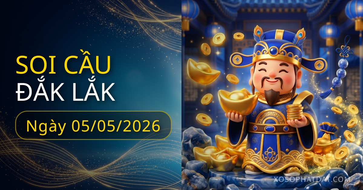 Dự đoán xổ số Đắk Lắk ngày 05/05/2026 – Bạch thủ 11 – Lô gan 11 (30 ngày)
