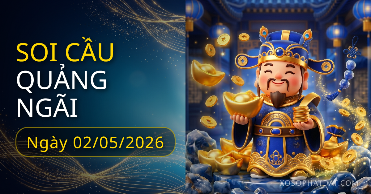 Soi cầu Quảng Ngãi 02/05/2026, bạch thủ 43 – Lô gan 10 (30 ngày)