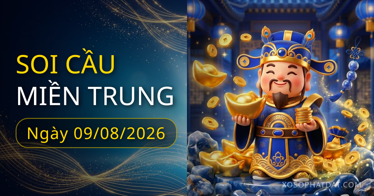 Dự đoán xổ số XSMT ngày 09/08/2026 – Bạch thủ 48 – Lô gan 10 (9 ngày)